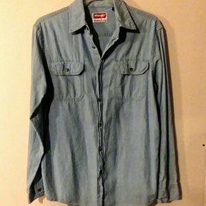 Wrangler jean shirt